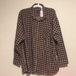 Black and white flannel from PacSun